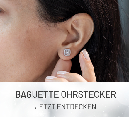Baguette Diamant Ohrstecker