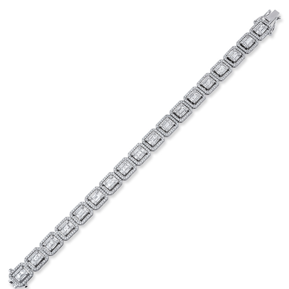 6.22 ct. Baguette Diamant Armband - 3000847277 | Zen Diamond