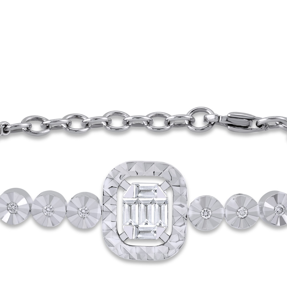 0.31 ct. Baguette Diamant Armband