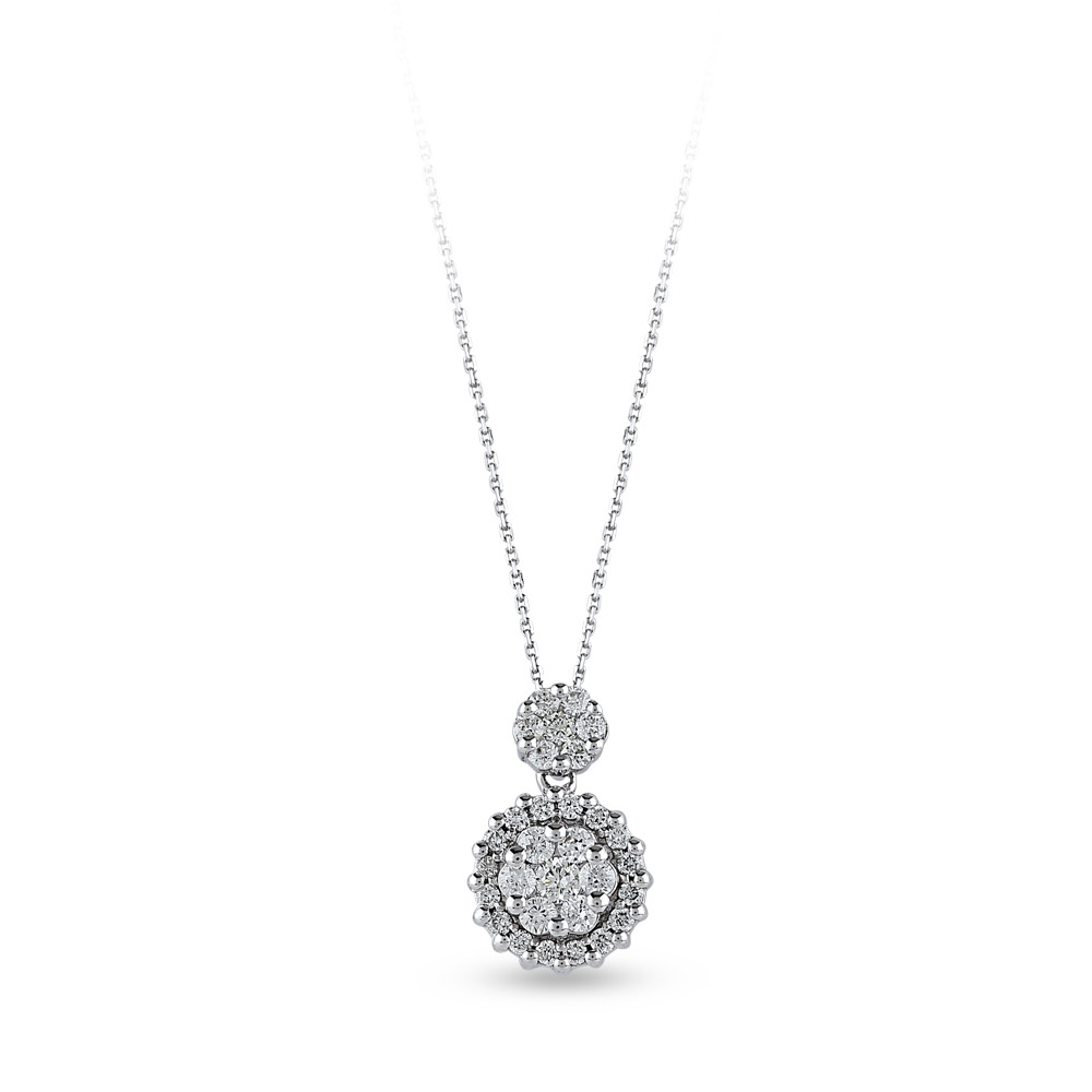 0.34 ct. Designer Diamant Halskette