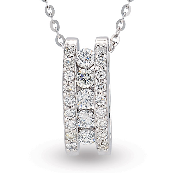 0.26 ct. Designer Diamant Halskette