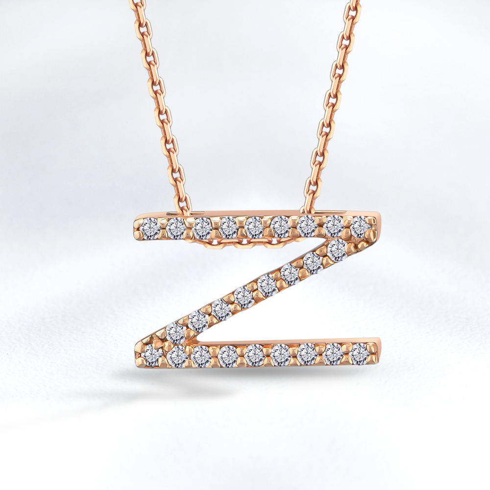 0.09 ct. Buchstabe Z Halskette 3001253231 Zen Diamond