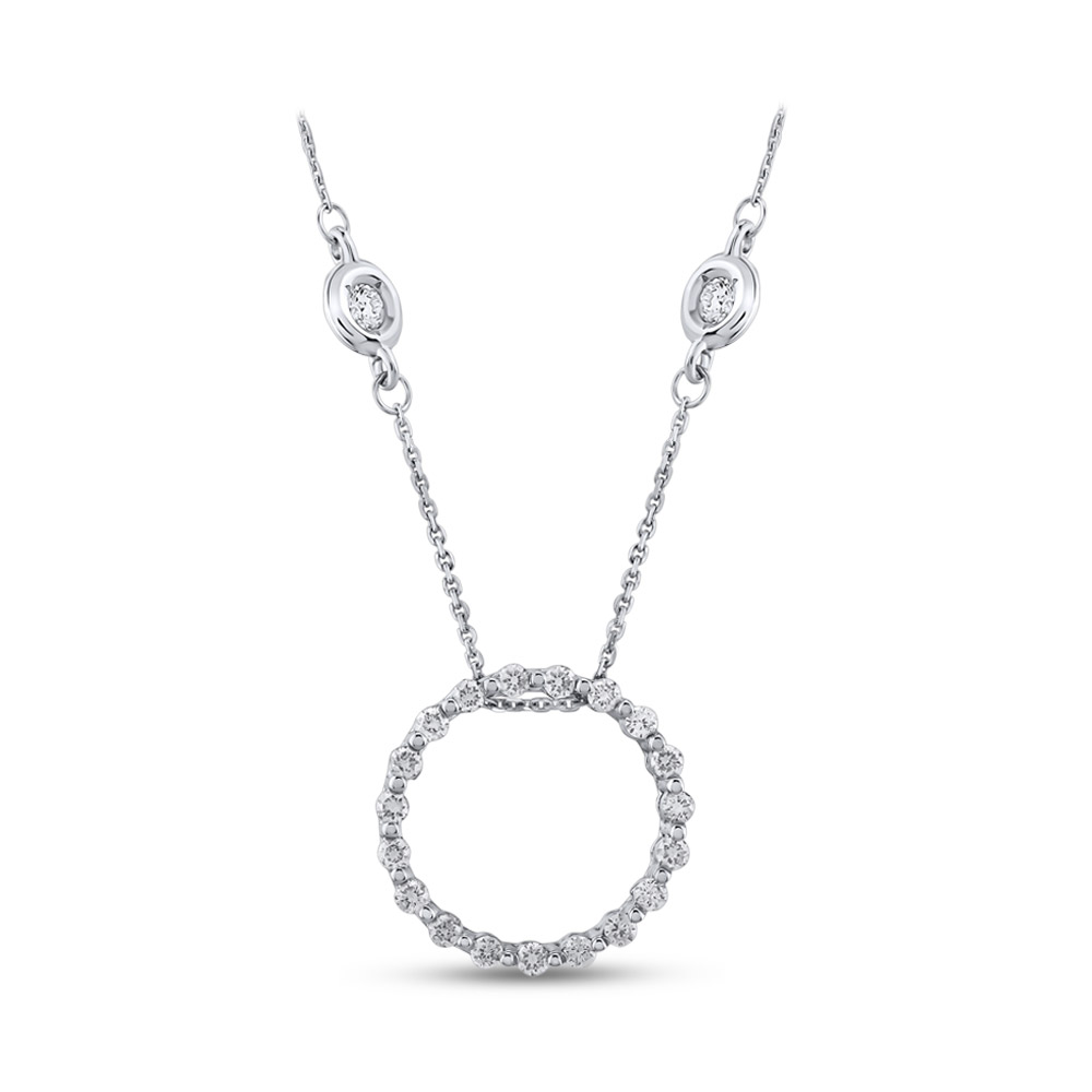 0.24 ct. Designer Diamant Halskette
