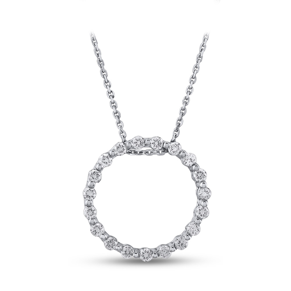 0.24 ct. Designer Diamant Halskette