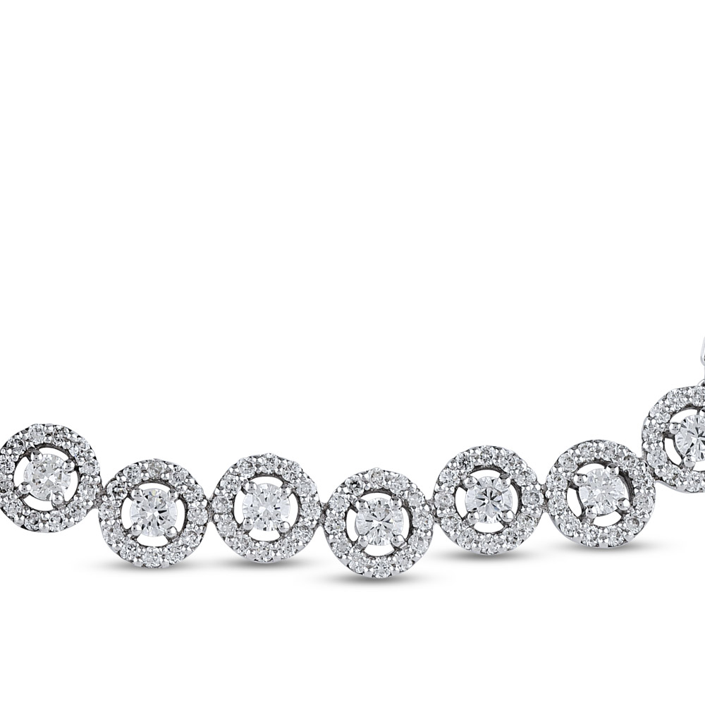 0.77 ct. Designer Diamant Halskette