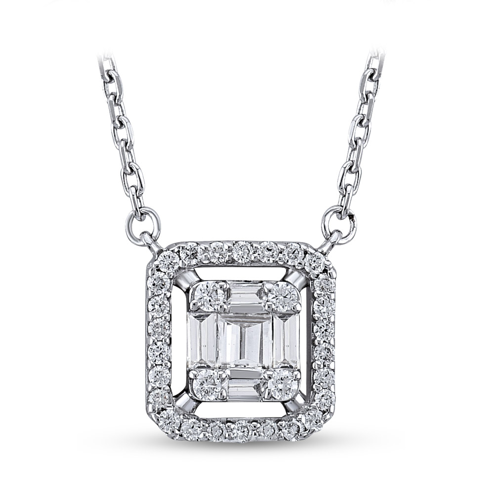 0.34 ct. Designer Diamant Halskette