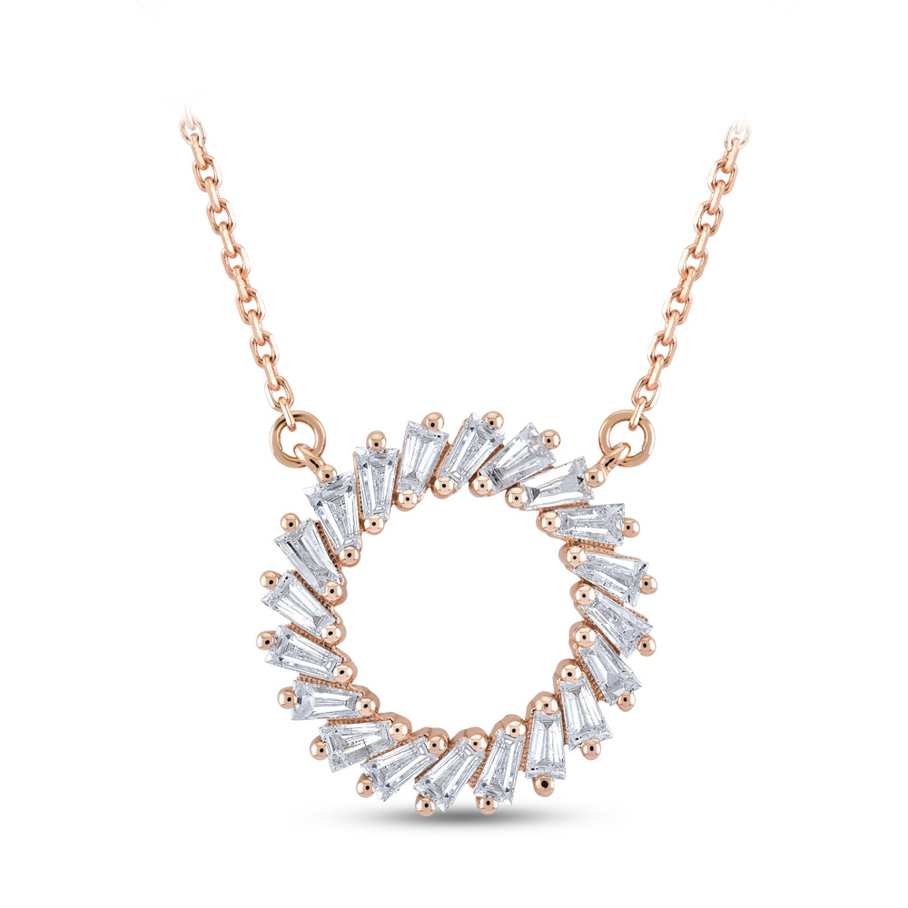 0.49 ct. Designer Diamant Halskette