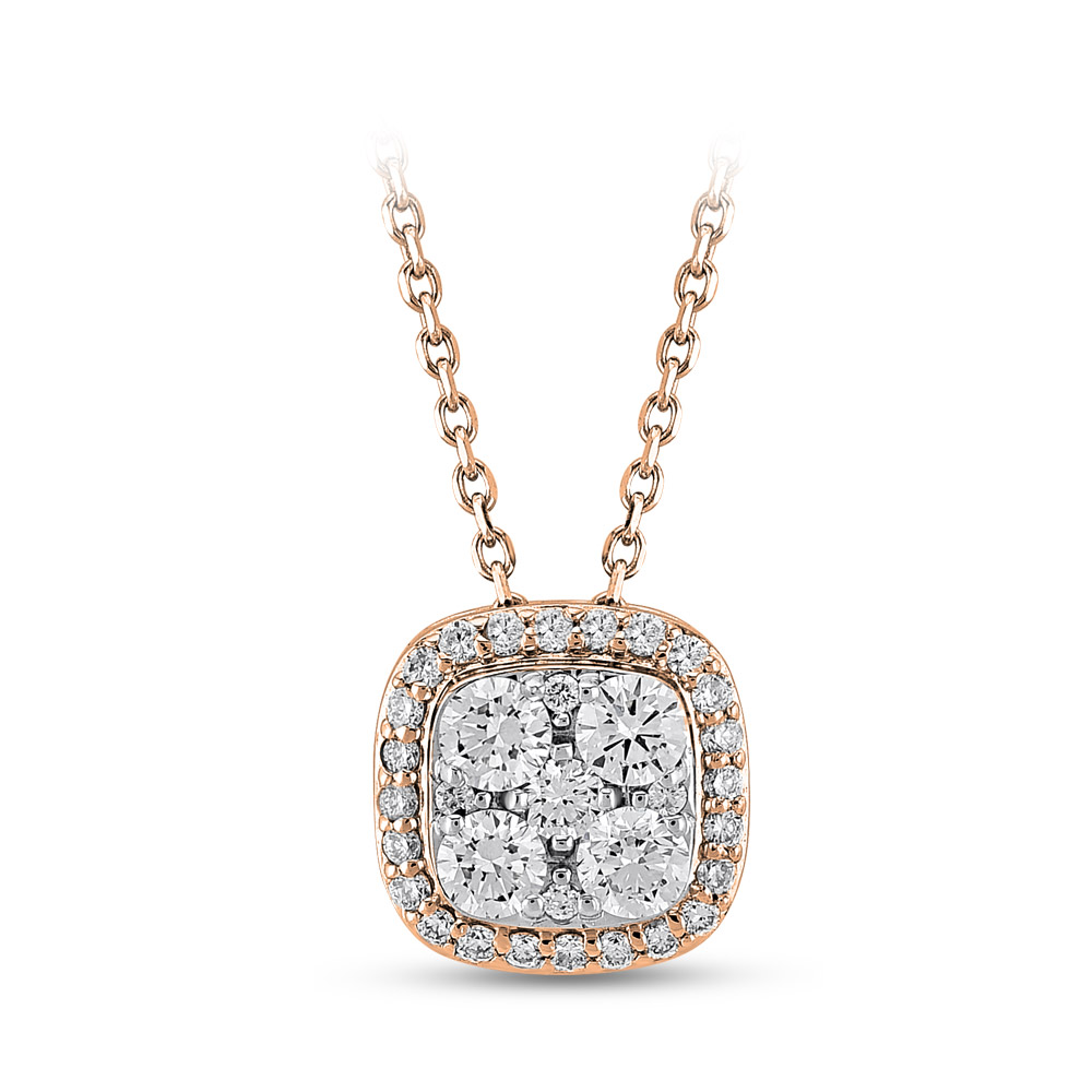 0.58 ct. Designer Diamant Halskette