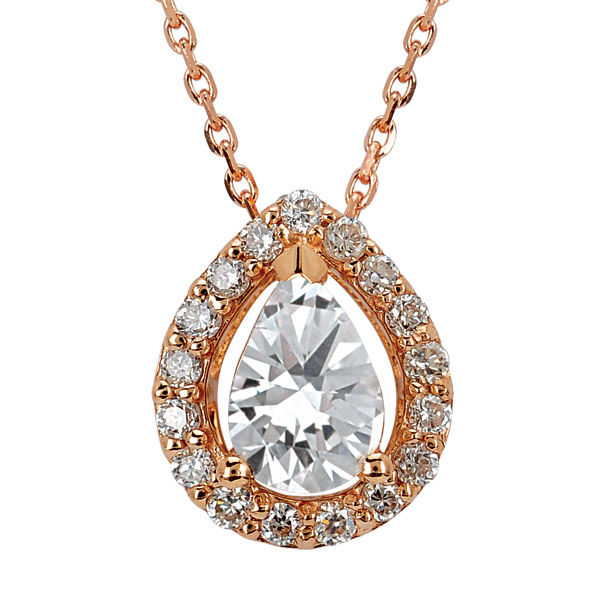 0.21 ct. Rose-Cut Diamant Halskette