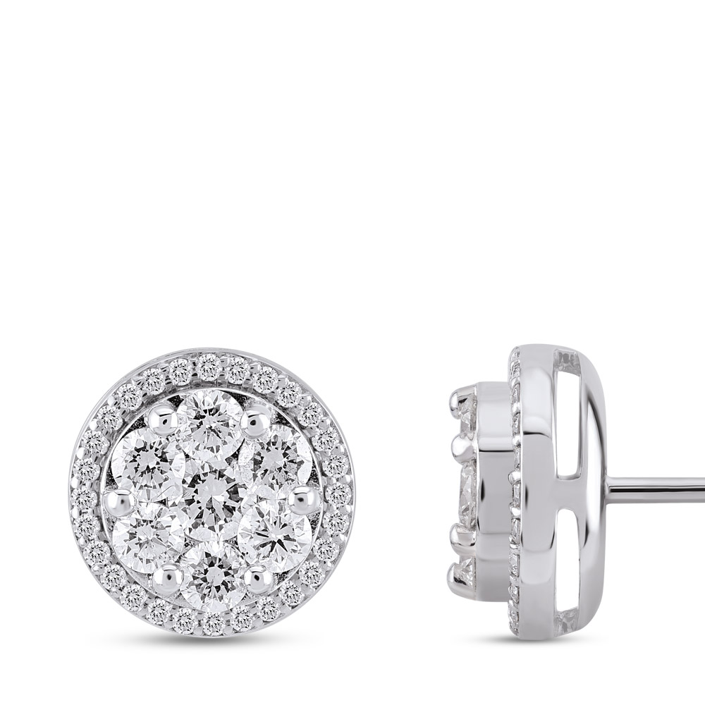 0.90 ct. Designer Diamant Ohrring