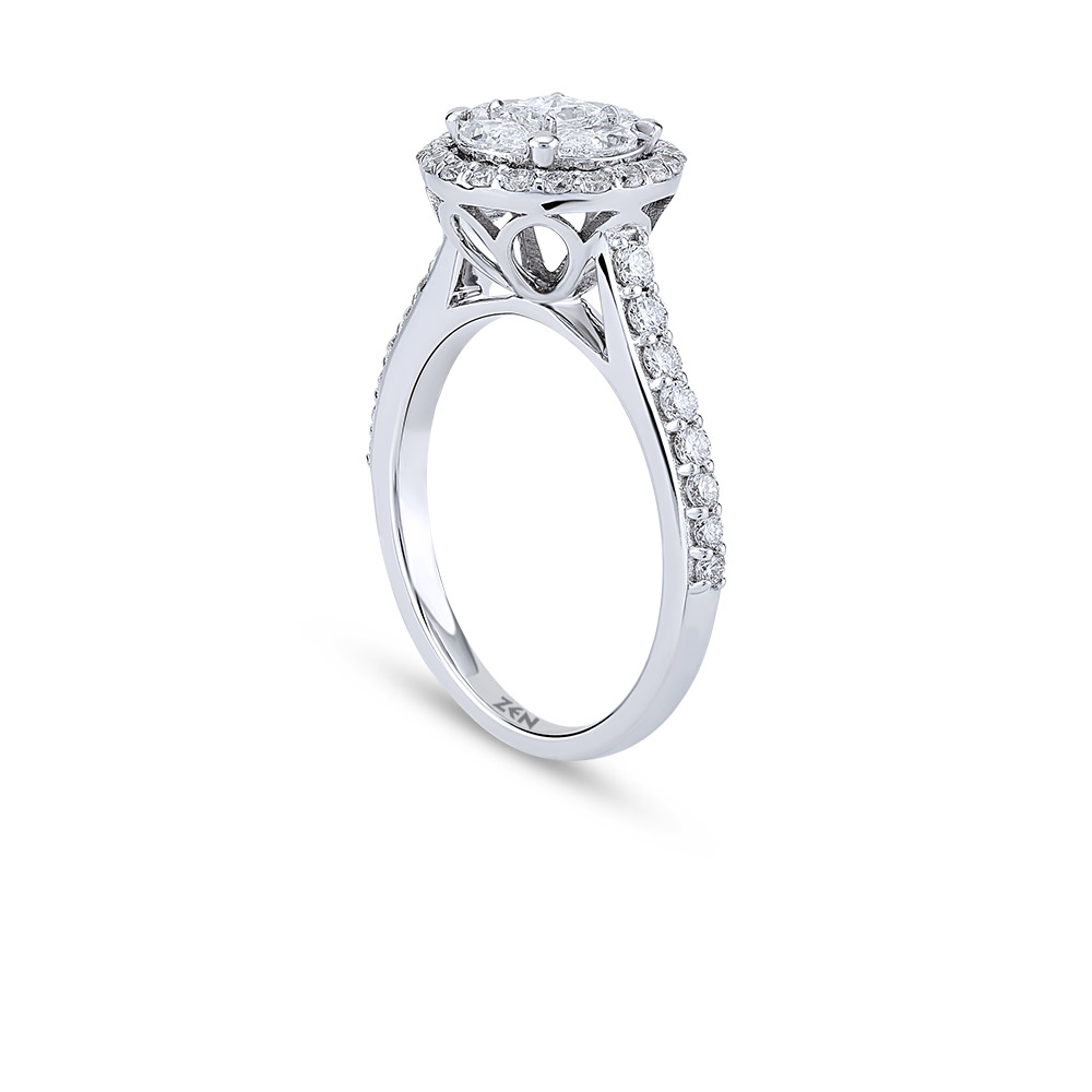 1.05 ct. Designer Diamant Ring