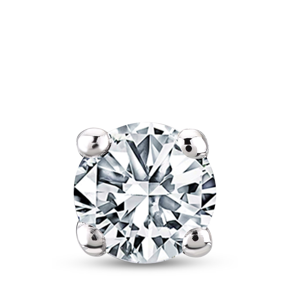 ZXTGBQ 12 Paar Herren Ohrringe - Edelstahl Diamant Ohrstecker 3-8mm